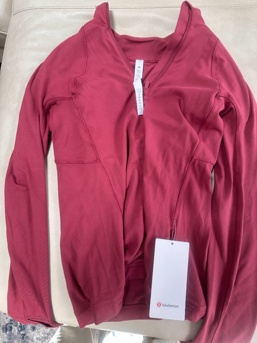 NWT LuluLemon "It's Rulu Run 1/2 Zip" size 8